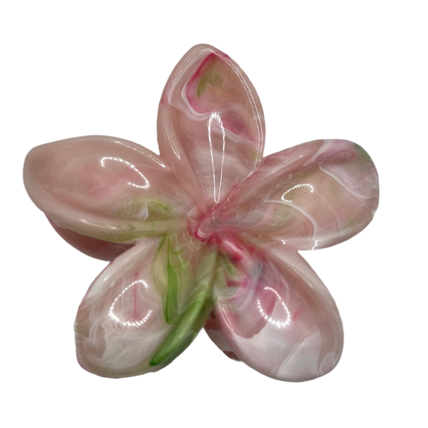 PINK LILY HAIR CLAW CLIP