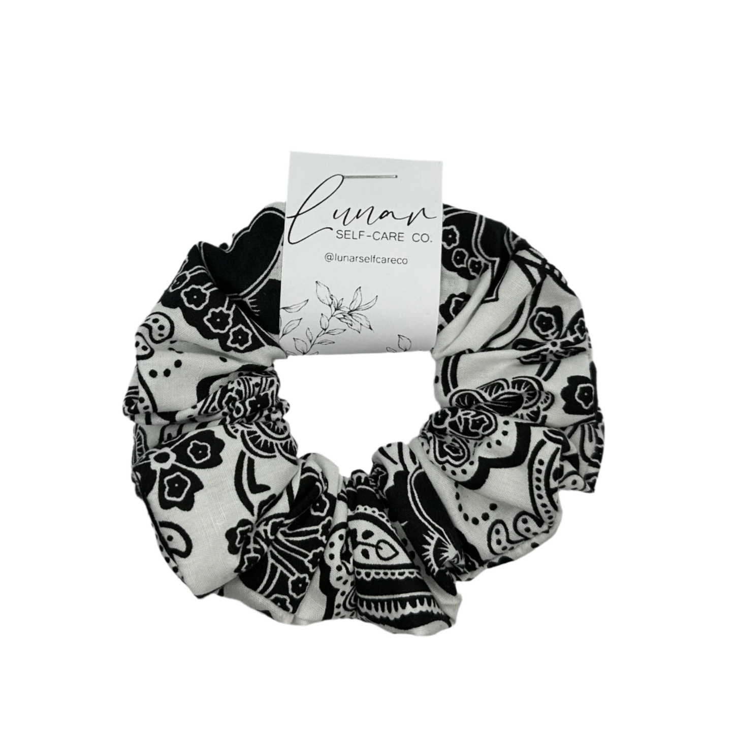 PAISLEY PATTERN SCRUNCHIE